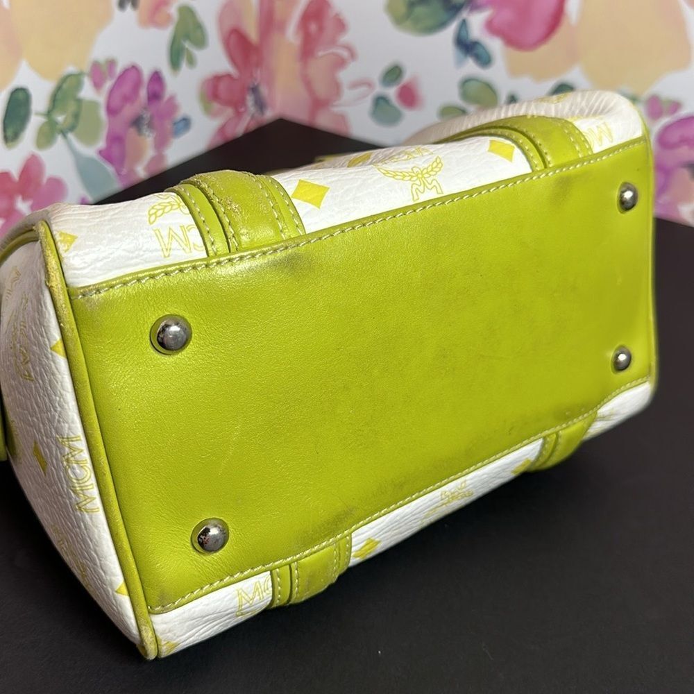💯Authentic MCM Boston Handbag - Small🍀 - Picture 9 of 16